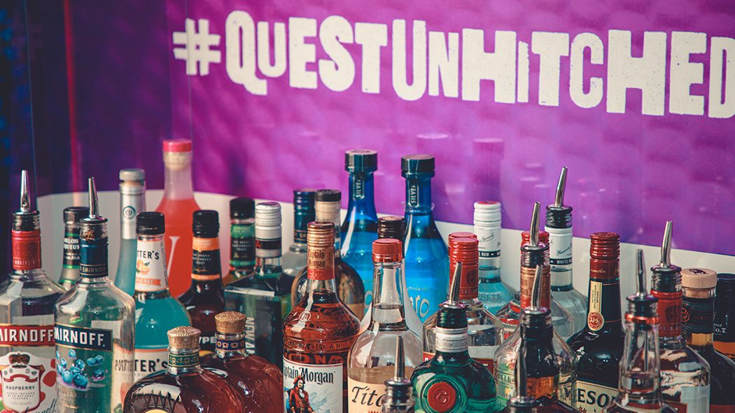 Full Bar in Quest Unhitched Trailer