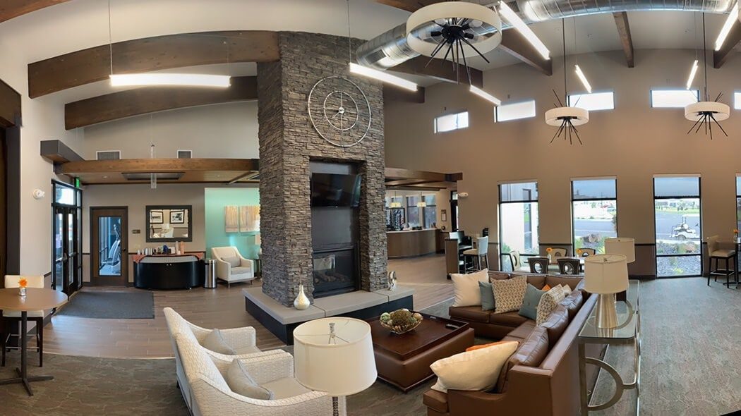 Luxury amenities in the RV Resort Clubhouse